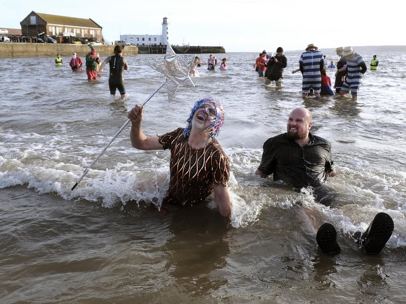 Emerging from the sea