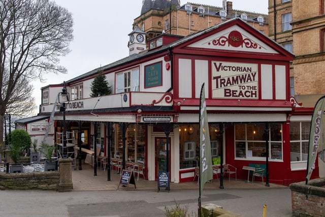 Scarborough's Central Tramway was opened in 1881 to improve access between the town centre and the beach. 

The top station is easily recognisible to residents and visitors alike.