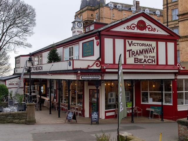 Scarborough's Central Tramway was opened in 1881 to improve access between the town centre and the beach. 

The top station is easily recognisible to residents and visitors alike.