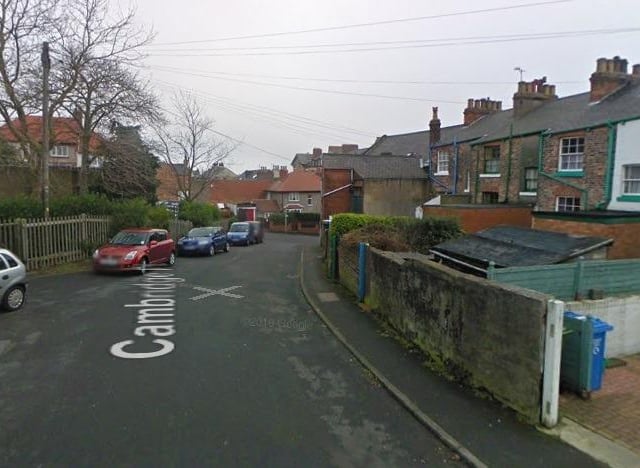 There were 10 crimes recorded on or near Cambridge Place in April 2023.