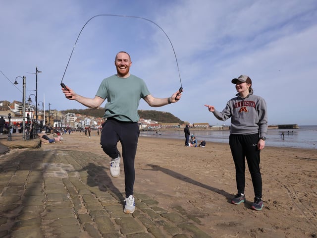 Showing off his skills