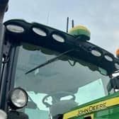 A John Deere Star Fire GPS receiver was stolen from a tractor while it was stored in a covered barn.