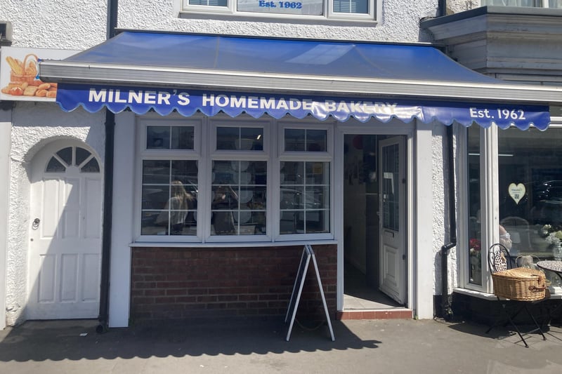 Milner's Homemade Bakery is located on Quay Road in Bridlington. It is a family established homemade bakery that offers fresh sandwiches, bread, pastries and more.