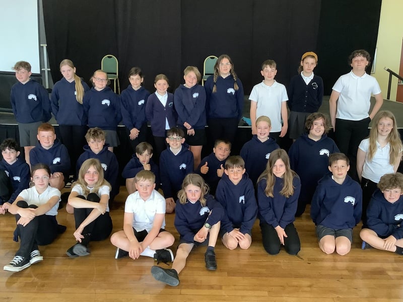 West Cliff School leavers.