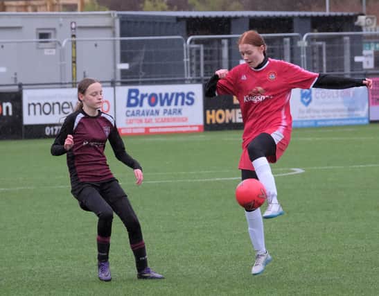 Sarah Dicks was Girl of the Game for Scarborough Ladies Under-16s.