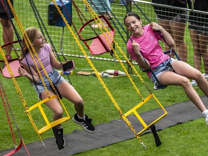 Enjoying Whitby Town gala day rides. photo: Brian Murfield