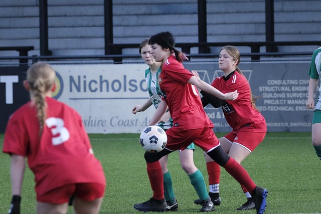 Jorji Crawford was on the scoresheet as Scarborough Ladies FC Under-18s saw off Wigginton 4-1.