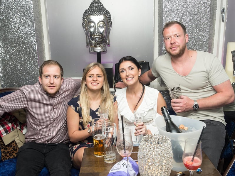 Scott, Pippa, Cathrine & Mark catch up in The Ink Bar.