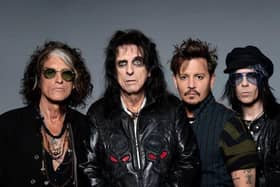 Hollywood megastar Johnny Depp and rock legend Alice Cooper will headline the Yorkshire coast venue this evening, Wednesday July 5, for the first time.  (Image: Cuffe and Taylor)