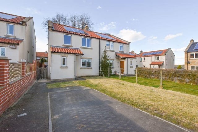 This three bedroom semi-detached shared ownership house is for sale with Hendersons Estate Agents for £140,000.