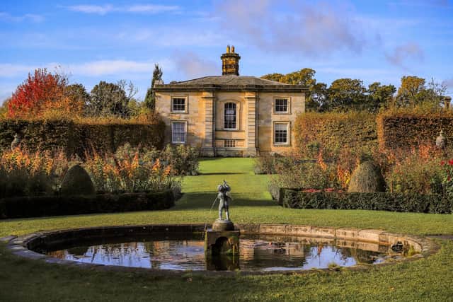 Autumnal beauty in the grounds of stately home Castle Howard.