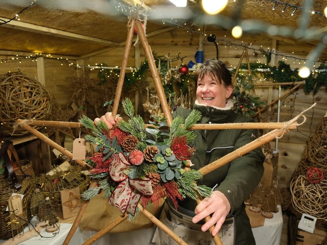 Selling festive goodies. photo: Richard Ponter