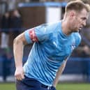 James Walshaw in playing action in his spell as an Ossett United player. Picture Scott Merrylees