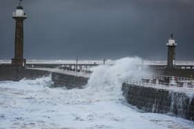 A new flood alert has been issued for the Yorkshire coast, covering Whitby to Filey. Photo: Ceri Oakes.