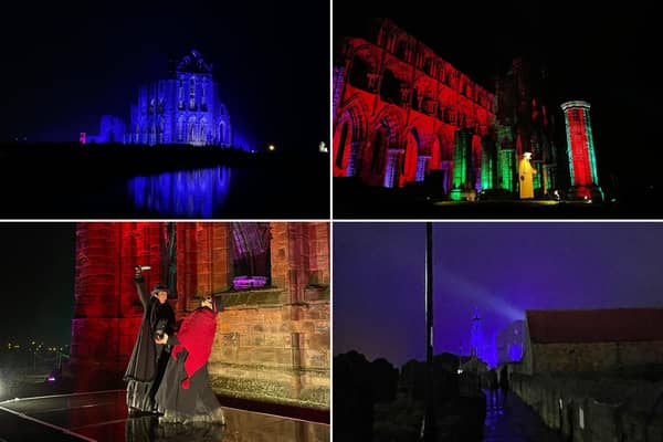Check out the images from the Whitby Abbey illuminations below!