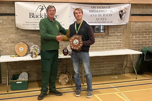 Sam Birks, winner of the Gent Longbow competition, from Archers of East Riding.