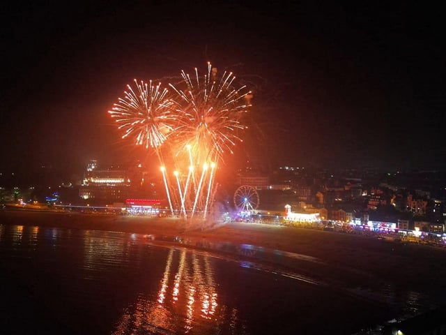 Scarborough's Honda Goldwing Light Display came to town over the weekend.