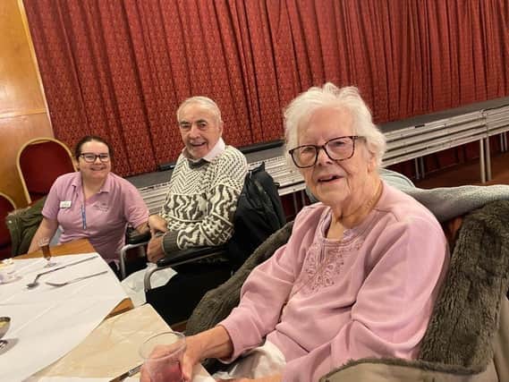 Staff and residents from Barchester’s Rivermead care home in Norton visited Norton Bowling Club where they all enjoyed taking part in the annual meal for the elderly.