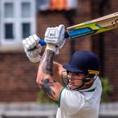 Batsman Alfie Jacobs was on top form in Whitby CC's cup semi-final win in midweek. PHOTO BY BRIAN MURFIELD