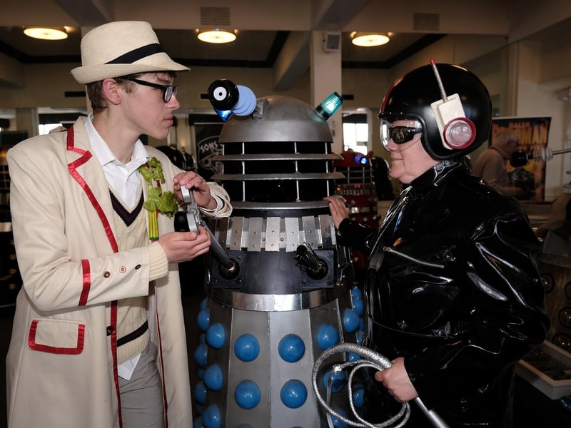Dr Who meets his arch enemies.