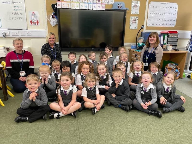 Northstead School new starters Mrs Wright's class.