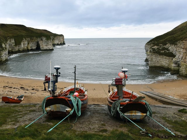 Flamborough is situated near Bridlington and there are two beaches; North Landing and South Landing and there are often dolphins spotted at Flamborough Head. The dolphin could photobomb your proposal picture.