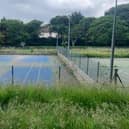 Disused tennis courts at Scarborough Sports Centre on Filey Road. LDRS/planning documents