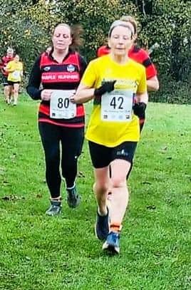 Lynn Watson competed in the Fairway 5-mile Trail Race, at Stockport