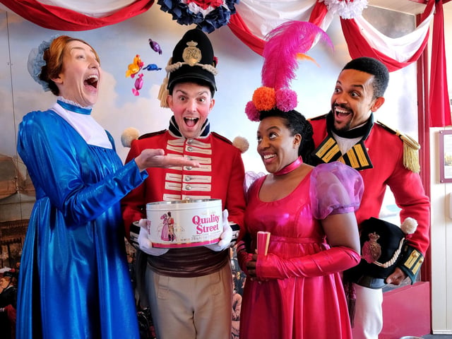 Louisa May Parker, Alicia McKenzie, Alex Moran and Aron Julius star in the play!
