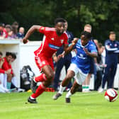 Kieran Weledji scored both goals in Boro's 2-1 win against Marske United.