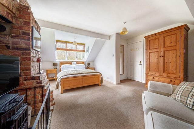 A sizeable double bedroom with character.