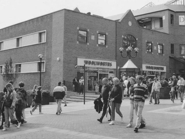 A popular meeting spot for many ... Woolworth opened in 1924 and closed in 2008. It is now Poundland.