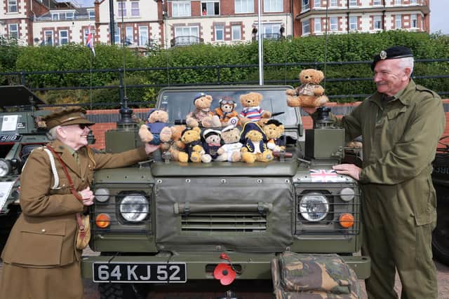 Ex-military vehicles will be on display near the Lifeboat Station.