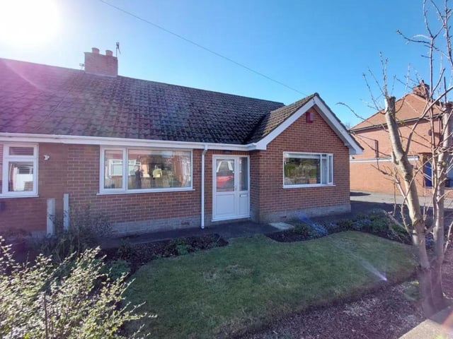 This two bedroom and one bathroom semi-detached bungalow is currently for sale with Colin Ellis for £230,000.