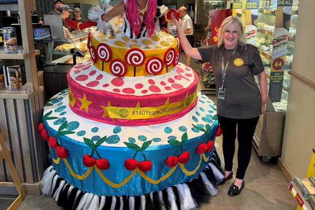 Highlight of the weekend was a giant walking talking Victoria sponge cake!