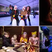 Photographs from inside the town’s ice rink and Tipi venue.