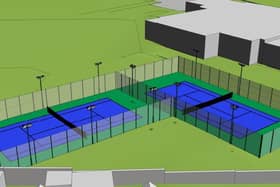 Whitby Tennis Courts, 3d Impression. 