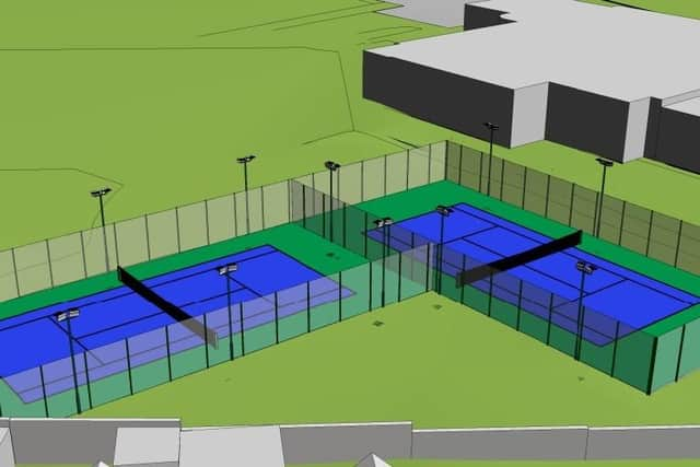 Whitby Tennis Courts, 3d Impression. 