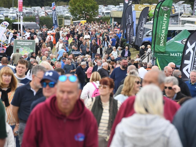 A packed showground.