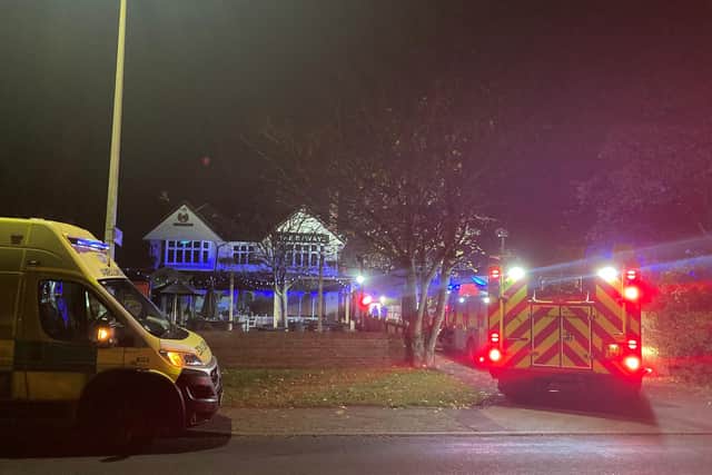 The fire started in an unoccupied upstairs flat