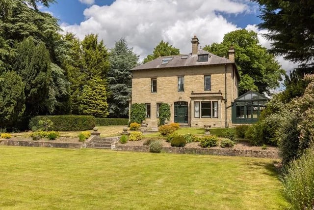 This nine bedroom, four bathroom and six reception room detached house is currently for sale with Cundalls for offers over £1,250,000.