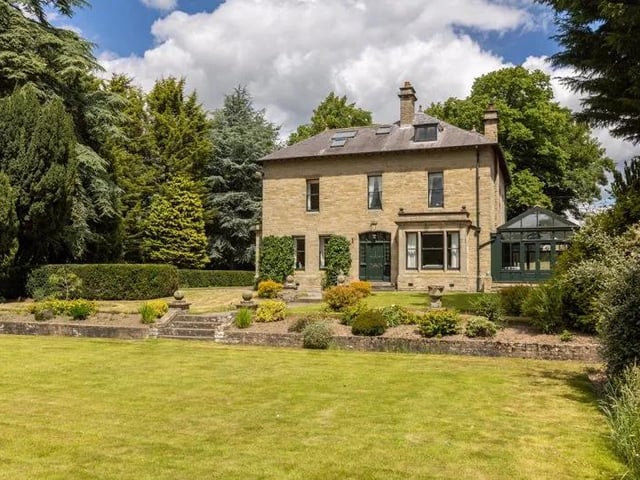 This nine bedroom, four bathroom and six reception room detached house is currently for sale with Cundalls for offers over £1,250,000.