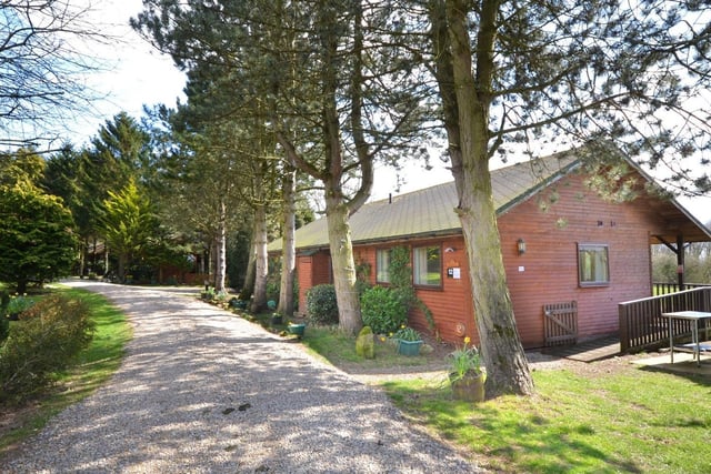 Another of the lodges in the scenic holiday park.