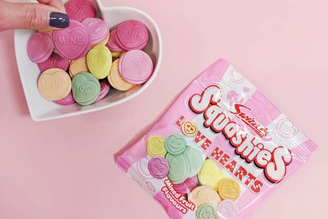 The new Squashies Love Hearts bring together old and new and are a playful reflection of the evolving dynamics of modern romance.