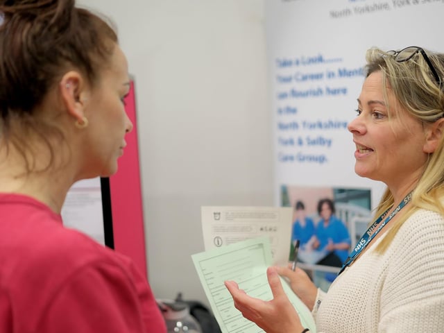 At one of the NHS stands