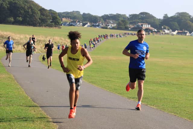 Junior star Tyler Choat represents BRR at Sewerby Parkrun. Photos by TCF Photography.