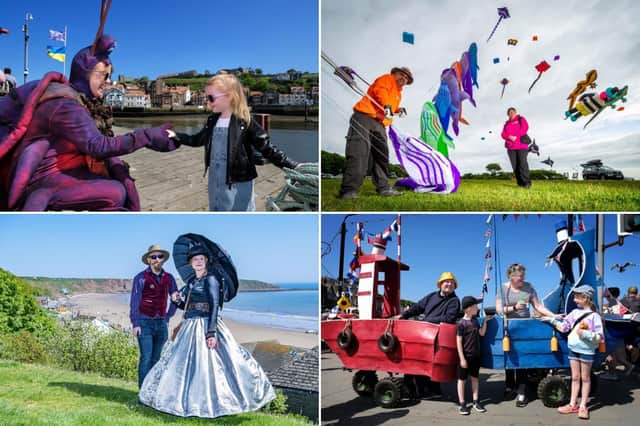 The Yorkshire coast welcomes thousands of visitors this weekend, to Whitby Fish and Ships Festival, Filey Steampunk Weekend and Bridlington Kite Festival.
