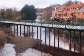 The River Esk at Ruswarp, near Whitby.