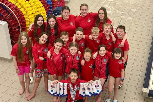 Scarborough Swimming Club stars impressed at the Yorkshire Championships, Wiktor Gora, front, earning five medals.