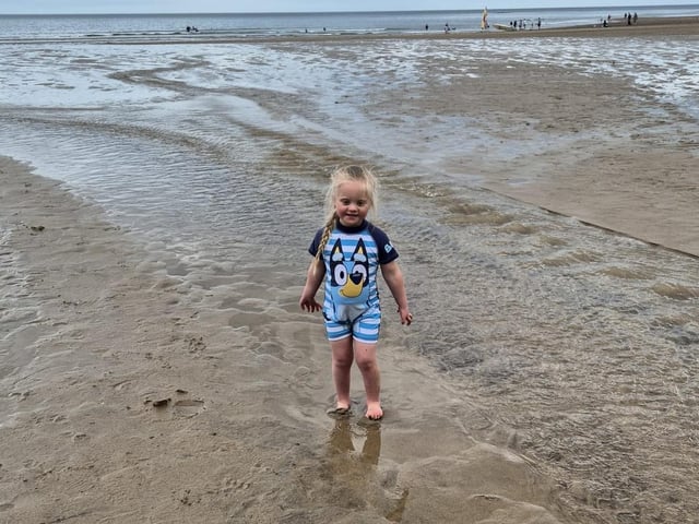 Exploring Cayton Bay.
